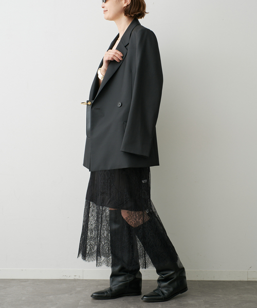 Deuxieme Classe(ドゥーズィエムクラス)の「*Lace Camisole ドレス(ワンピース・レディース・ブラック・FREE)」の2枚目の写真