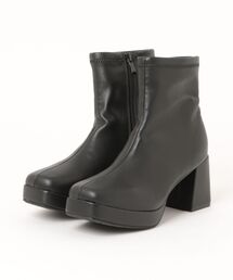 JOLI ENCORE(FR) ジョリー・アンコール STRETCH SHORT BOOTS 7.5 ストレッチショートブーツ7.5 JE-52 BLACK