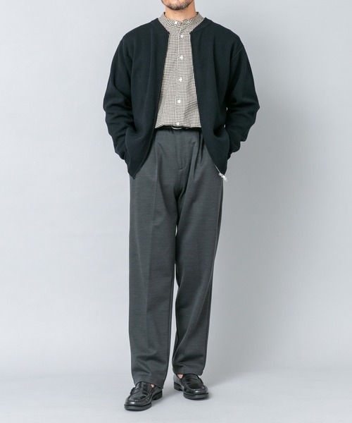 URBAN RESEARCH ROSSO MEN（アーバンリサーチロッソメン）の「『マシンウォッシャブル』コットンミラノリブニットジップブルゾン（ブルゾン・メンズ・チャコールグレー/ライトグレー/ブラック/ネイビー・LARGE/MEDIUM/X-LARGE）」の16枚目の写真
