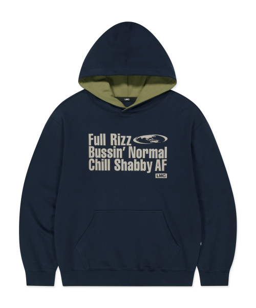 LMCの「COLOR BLOCK LETTERING HOODIE navy(パーカー・レディース・その他・SMALL/MEDIUM/LARGE/X-LARGE)」の1枚目の写真