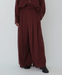 tencel tuck pants(テンセルタックワイドパンツ)