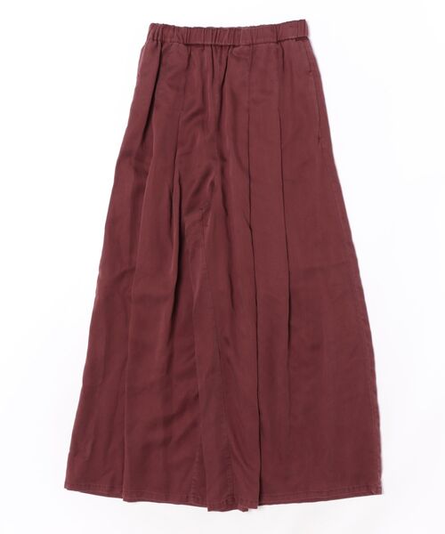 DRESSLAVE(ドレスレイブ)の「tencel tuck pants(テンセルタックワイドパンツ)(その他パンツ・レディース・レッド/ベージュ・38)」の19枚目の写真