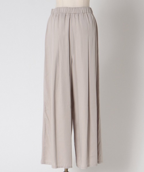 DRESSLAVE(ドレスレイブ)の「tencel tuck pants(テンセルタックワイドパンツ)(その他パンツ・レディース・レッド/ベージュ・38)」の11枚目の写真