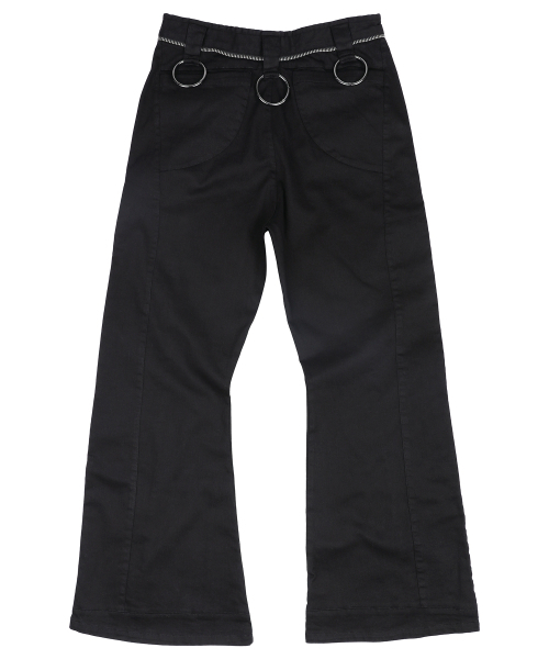 GLACK(グラック)の「GP198 シード リングベルト セミフレア チノパンツ (BLACK)(その他パンツ・レディース・その他・LARGE/MEDIUM/SMALL)」の6枚目の写真