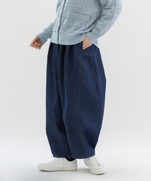 Pommeボリューム裾ダーツパンツ