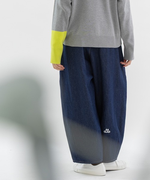nop de nod（ノップドゥノッド）の「Pommeボリューム裾ダーツパンツ（その他パンツ・レディース・インディゴブルー/ブラック/ベージュ・M）」の16枚目の写真