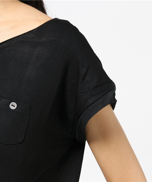 SweetMommy(スウィートマミー)の「レーシーバックスリットトップス(マタニティウェア/グッズ・レディース・コーラル/杢グレー/ブラック/ネイビー/カーキ/グレー系その他・M/L)」の14枚目の写真