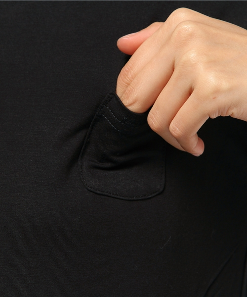 SweetMommy(スウィートマミー)の「レーシーバックスリットトップス(マタニティウェア/グッズ・レディース・コーラル/杢グレー/ブラック/ネイビー/カーキ/グレー系その他・M/L)」の16枚目の写真