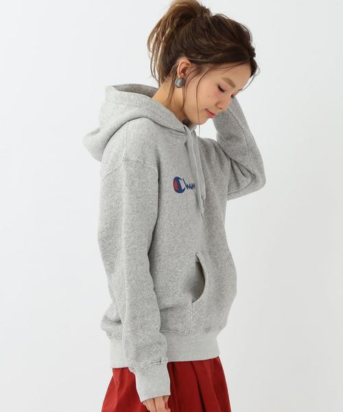 Champion(チャンピオン)の「Another Edition×Champion ロゴパーカー/ BCAE×Champion LOGO PK●(パーカー・レディース・ホワイト/ライトグレー/レッド・フリー)」の19枚目の写真
