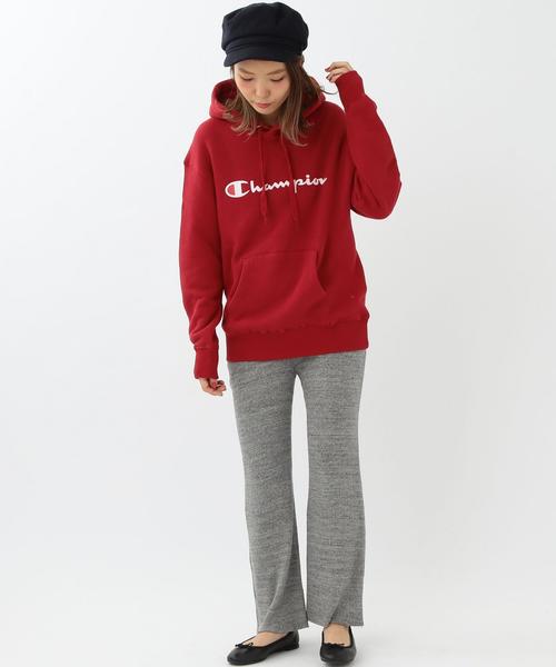 Champion(チャンピオン)の「Another Edition×Champion ロゴパーカー/ BCAE×Champion LOGO PK●(パーカー・レディース・ホワイト/ライトグレー/レッド・フリー)」の13枚目の写真