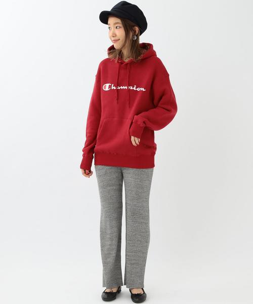 Champion(チャンピオン)の「Another Edition×Champion ロゴパーカー/ BCAE×Champion LOGO PK●(パーカー・レディース・ホワイト/ライトグレー/レッド・フリー)」の14枚目の写真
