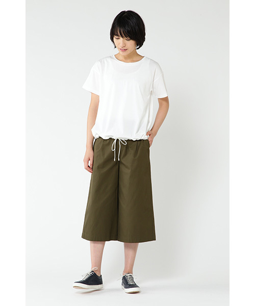 human woman（ヒューマンウーマン）の「【入荷禁止】72/2サイロプレミアム天竺カットソー（Tシャツ/カットソー・レディース・ホワイト/グレー/ネイビー/グレー系その他・MEDIUM）」の5枚目の写真