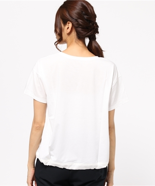 human woman（ヒューマンウーマン）の「【入荷禁止】72/2サイロプレミアム天竺カットソー（Tシャツ/カットソー・レディース・ホワイト/グレー/ネイビー/グレー系その他・MEDIUM）」の10枚目の写真