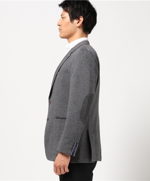 TOMMY HILFIGER（トミーヒルフィガー）の「ウールミックスジャージーブレザー（テーラードジャケット・メンズ・グレー・MEDIUM/SMALL/LARGE/X-LARGE）」の2枚目の写真