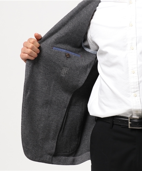 TOMMY HILFIGER（トミーヒルフィガー）の「ウールミックスジャージーブレザー（テーラードジャケット・メンズ・グレー・MEDIUM/SMALL/LARGE/X-LARGE）」の13枚目の写真