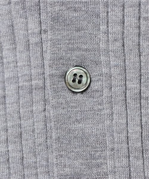 HELIOPOLE（エリオポール）の「ワイドリブカーディガン（カーディガン/ボレロ・メンズ・ネイビー/オレンジ/グレー・46/48/44）」の11枚目の写真