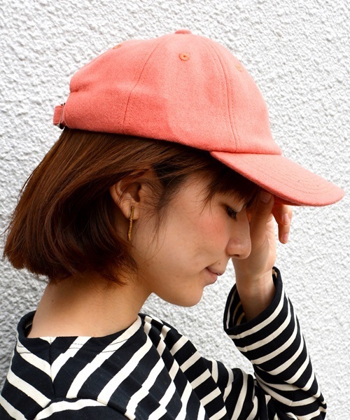 SHIPS JET BLUE(シップスジェットブルー)の「SHIPS JET BLUE: ウール ボールキャップ(キャップ・メンズ・ネイビー/オフホワイト/グレー/ブラック/ライトブルー/ピンク・ONE SIZE)」の6枚目の写真