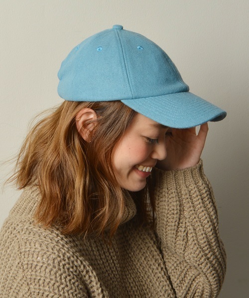 SHIPS JET BLUE(シップスジェットブルー)の「SHIPS JET BLUE: ウール ボールキャップ(キャップ・メンズ・ネイビー/オフホワイト/グレー/ブラック/ライトブルー/ピンク・ONE SIZE)」の4枚目の写真