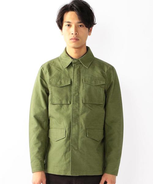 coen（コーエン）の「バックサテンM65（ミリタリージャケット・メンズ・ワインレッド/オリーブ・SMALL/LARGE/X-LARGE/MEDIUM）」の16枚目の写真