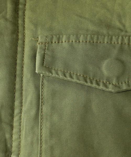 coen（コーエン）の「バックサテンM65（ミリタリージャケット・メンズ・ワインレッド/オリーブ・SMALL/LARGE/X-LARGE/MEDIUM）」の14枚目の写真