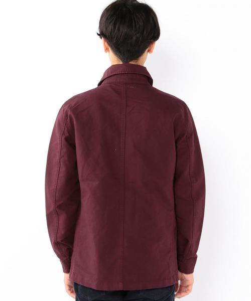 coen（コーエン）の「バックサテンM65（ミリタリージャケット・メンズ・ワインレッド/オリーブ・SMALL/LARGE/X-LARGE/MEDIUM）」の4枚目の写真