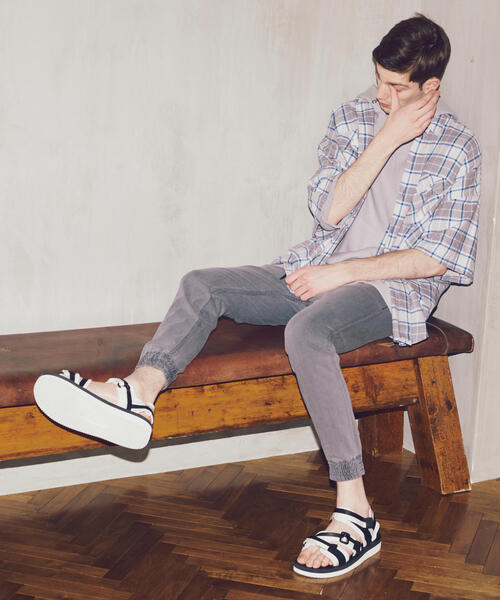 MONKEY TIME（モンキータイム）の「＜monkey time＞ ST/DENIM SKINNY JOGGER PANTS/ジョガーパンツ（デニムパンツ・メンズ・ブラック/グレー/ネイビー/ライトブルー/コバルトブルー/オフホワイト・SMALL/MEDIUM/LARGE/X-LARGE）」の17枚目の写真