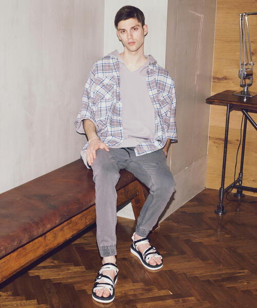 MONKEY TIME（モンキータイム）の「＜monkey time＞ ST/DENIM SKINNY JOGGER PANTS/ジョガーパンツ（デニムパンツ・メンズ・ブラック/グレー/ネイビー/ライトブルー/コバルトブルー/オフホワイト・SMALL/MEDIUM/LARGE/X-LARGE）」の18枚目の写真