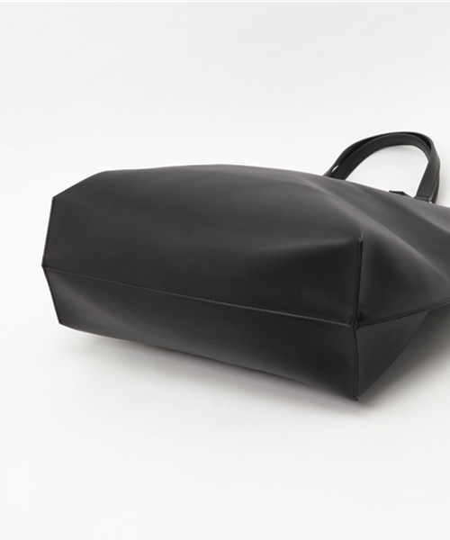 WEGO(ウィゴー)の「WEGO/ショルダー付きベーシックトート(トートバッグ・レディース・ベージュ/ブラック・FREE)」の6枚目の写真