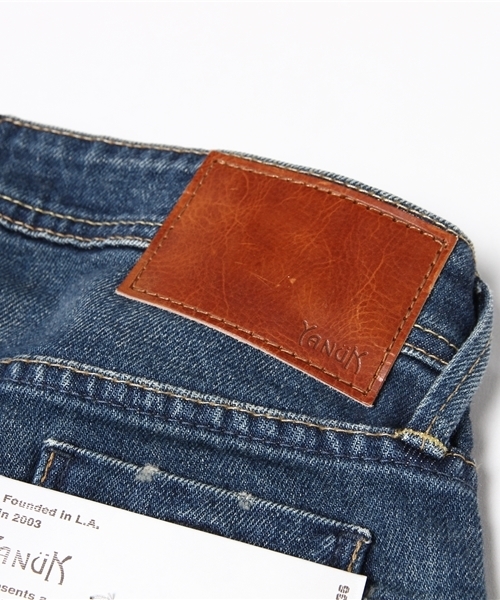 YANUK（ヤヌーク）の「◇YANUK / ヤヌーク MICHEL デニムブリーチ（デニムパンツ・メンズ・ブルー/サックスブルー・30/28/31/29/32）」の8枚目の写真