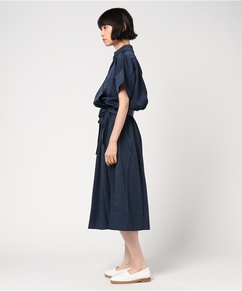 coca（coca）（コカ）の「大人上品カシュクールオールインワン（つなぎ/オールインワン・レディース・ネイビー・ONE SIZE）」の8枚目の写真