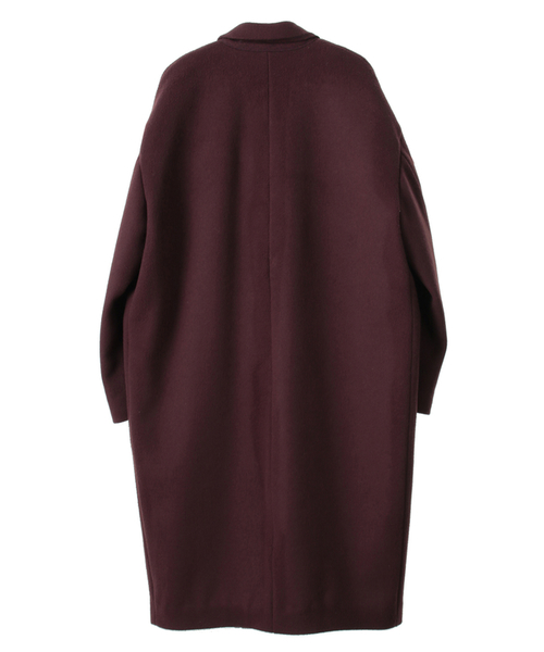 CLANE（クラネ）の「OVER CHESTER COAT（チェスターコート・メンズ・ブラック/グレー/ボルドー・1/2）」の11枚目の写真