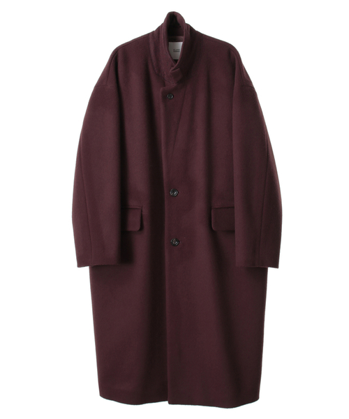 CLANE（クラネ）の「OVER CHESTER COAT（チェスターコート・メンズ・ブラック/グレー/ボルドー・1/2）」の12枚目の写真