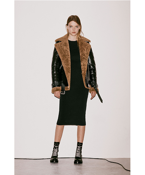 ALLSAINTS（オールセインツ）の「HAWLEY OVERSIZED SHEARLING BIKER JACKET（ムートンコート・レディース・マルチ・SMALL/X-SMALL）」の18枚目の写真