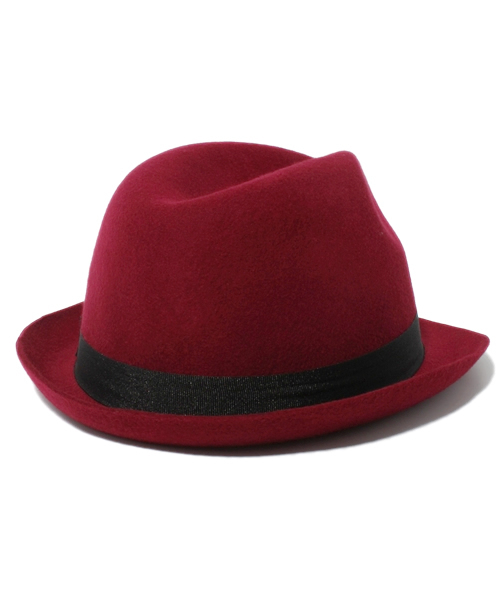 WEGO（ウィゴー）の「フェルト中折ハット（ハット・メンズ・ブラック/ネイビー/ワイン・FREE）」の5枚目の写真