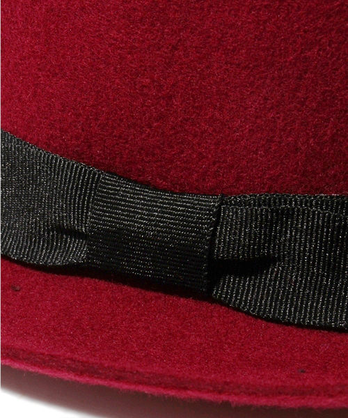 WEGO（ウィゴー）の「フェルト中折ハット（ハット・メンズ・ブラック/ネイビー/ワイン・FREE）」の6枚目の写真
