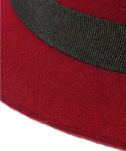 WEGO（ウィゴー）の「フェルト中折ハット（ハット・メンズ・ブラック/ネイビー/ワイン・FREE）」の7枚目の写真