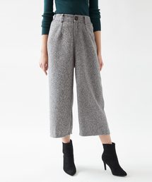フェイクウールワイドパンツ
