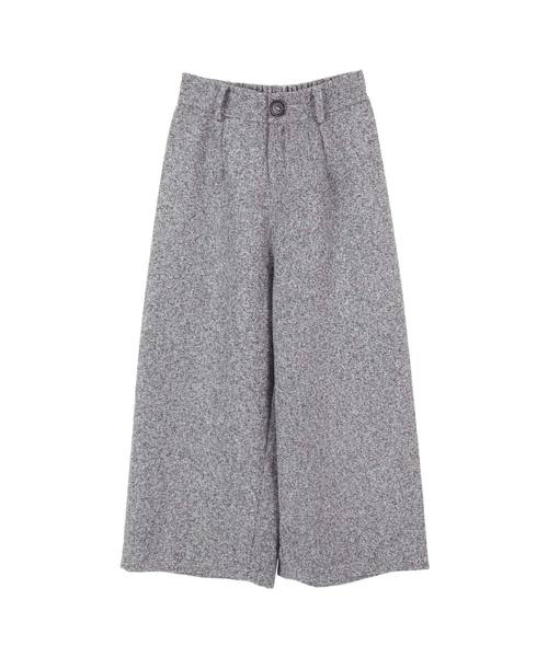 titivate（ティティベイト）の「フェイクウールワイドパンツ（その他パンツ・レディース・ライトグレー/ブラック/ネイビー・M/L/S）」の5枚目の写真