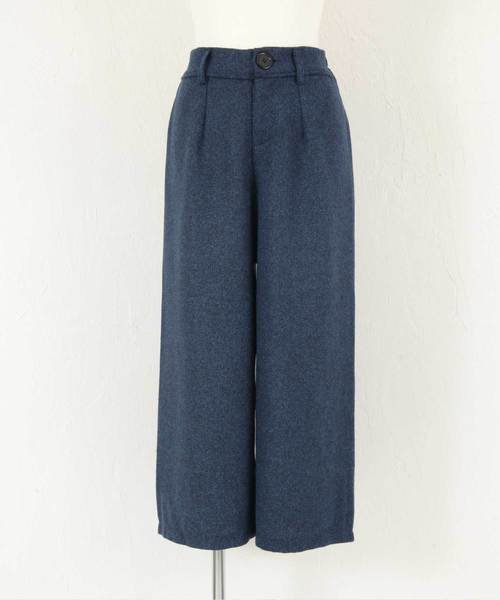 titivate（ティティベイト）の「フェイクウールワイドパンツ（その他パンツ・レディース・ライトグレー/ブラック/ネイビー・M/L/S）」の7枚目の写真