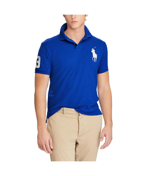 POLO RALPH LAUREN(ポロ ラルフ ローレン)の「カスタム スリム フィット メッシュ ポロシャツ(ポロシャツ・メンズ・グレー/グリーン/ブルー系9・X-LARGE/X-SMALL/SMALL/MEDIUM/LARGE)」の13枚目の写真