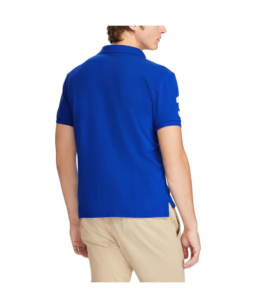 POLO RALPH LAUREN(ポロ ラルフ ローレン)の「カスタム スリム フィット メッシュ ポロシャツ(ポロシャツ・メンズ・グレー/グリーン/ブルー系9・X-LARGE/X-SMALL/SMALL/MEDIUM/LARGE)」の8枚目の写真