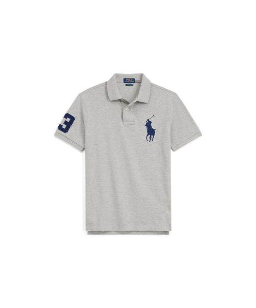 POLO RALPH LAUREN(ポロ ラルフ ローレン)の「カスタム スリム フィット メッシュ ポロシャツ(ポロシャツ・メンズ・グレー/グリーン/ブルー系9・X-LARGE/X-SMALL/SMALL/MEDIUM/LARGE)」の4枚目の写真