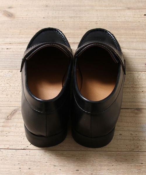 coen（コーエン）の「【2018FW新作】シンプルローファー（ローファー・レディース・ブラック/ホワイト×ネイビー・MEDIUM/SMALL/LARGE/X-LARGE）」の3枚目の写真