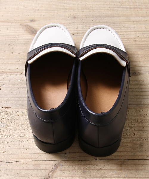 coen（コーエン）の「【2018FW新作】シンプルローファー（ローファー・レディース・ブラック/ホワイト×ネイビー・MEDIUM/SMALL/LARGE/X-LARGE）」の9枚目の写真