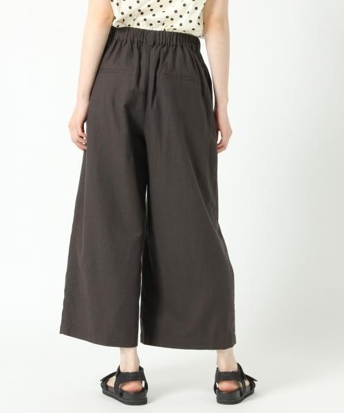 studio CLIP（スタディオクリップ）の「レーヨンコットンリネンクロスワイドパンツ（その他パンツ・レディース・グリーン/アイボリー/スモーク/イエロー・MEDIUM/SMALL/LARGE）」の11枚目の写真