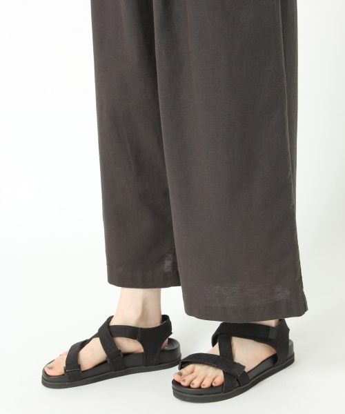 studio CLIP（スタディオクリップ）の「レーヨンコットンリネンクロスワイドパンツ（その他パンツ・レディース・グリーン/アイボリー/スモーク/イエロー・MEDIUM/SMALL/LARGE）」の14枚目の写真