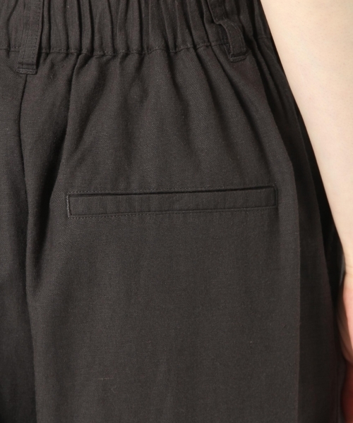 studio CLIP（スタディオクリップ）の「レーヨンコットンリネンクロスワイドパンツ（その他パンツ・レディース・グリーン/アイボリー/スモーク/イエロー・MEDIUM/SMALL/LARGE）」の16枚目の写真