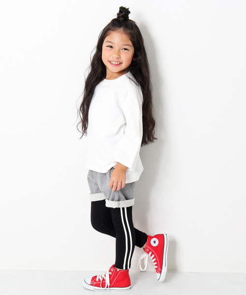 devirock(デビロック)の「サイドライン入りレギンス スパッツ(レギンス/スパッツ・キッズ・その他3/その他4/その他1/その他2・160cm/150cm/130cm/140cm/120cm/100cm/110cm)」の6枚目の写真