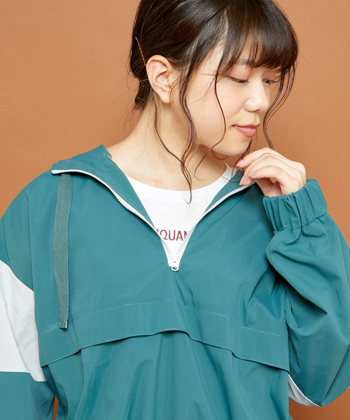 OLIVE des OLIVE（オリーブデオリーブ）の「配色ウィンドブレーカー