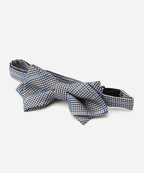 COMME CA ISM(コムサイズム)の「千鳥柄 蝶タイ(蝶ネクタイ・キッズ・ピンク/ブルー・FREE)」の2枚目の写真